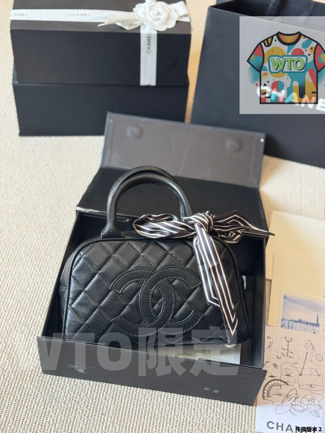 今日 Chanel Bowling Bag Jenny 同款 - シャネル ボウリングバッグ コピー ~レトロなデザイン × カジュアルスタイル 上海の バッグ~ -WTO輸入1