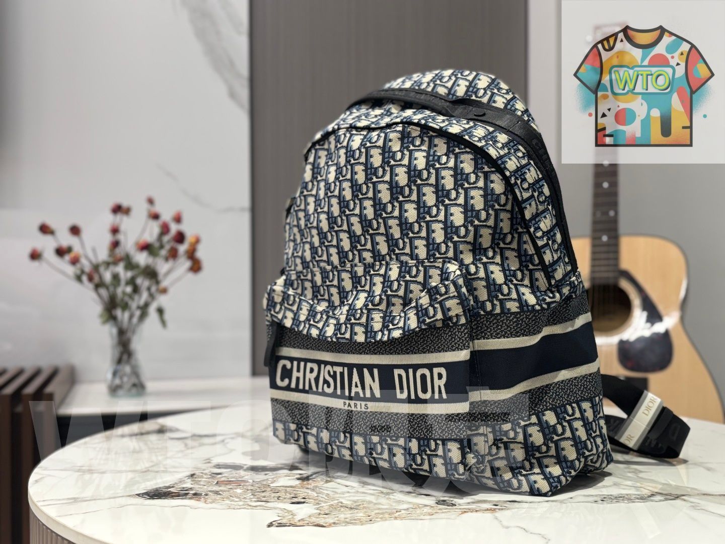 今日 Dior Oblique 老花款双肩包 - ディオール オブリーク 古着柄ナップザック～快適で可愛らしく 旅行に最適なデザイン～-WTO輸入1