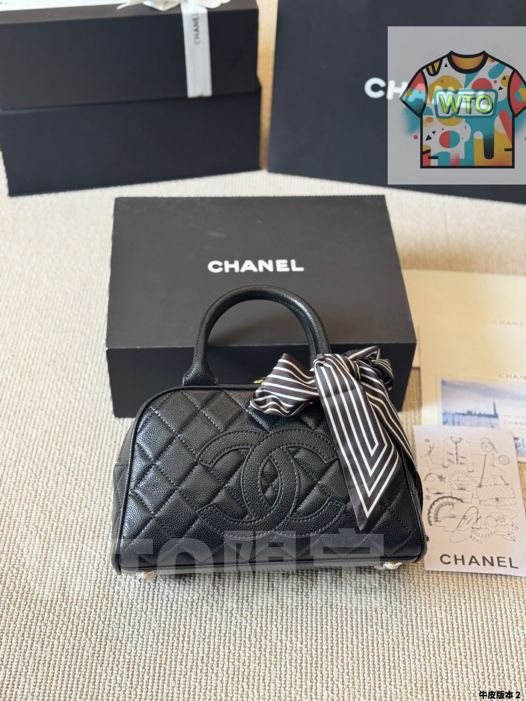 今日 Chanel Bowling Bag Jenny 同款 シャネル ボウリングバッグ コピー ～レトロなデザイン カジュアルスタイル 上海の バッグ～ WTO輸入2