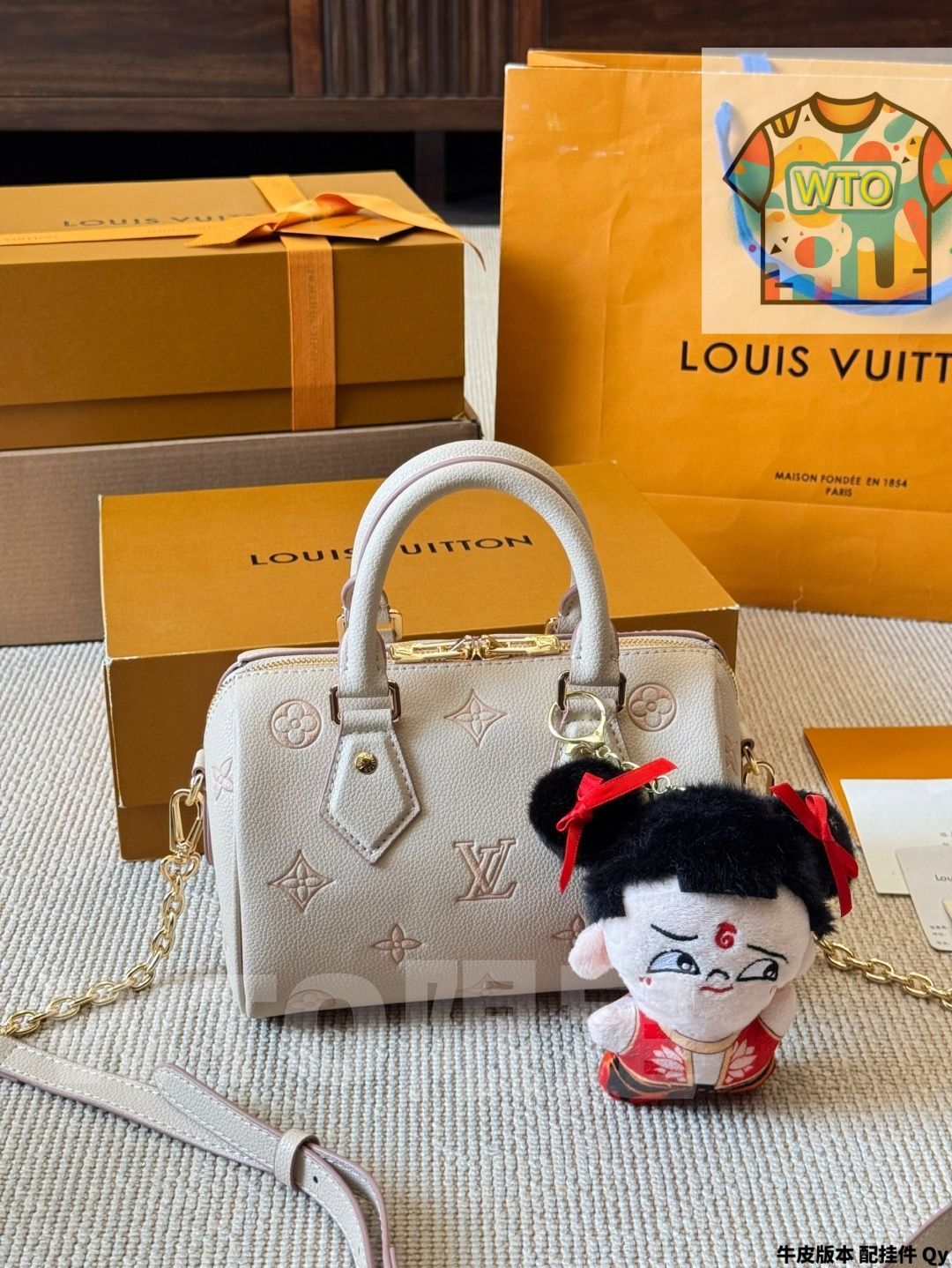 今日 LV Speedy Pillow Bag スピーディ ピローバッグ～本格的なデザイン コンパクトで実用的な バッグ～ WTO輸入2