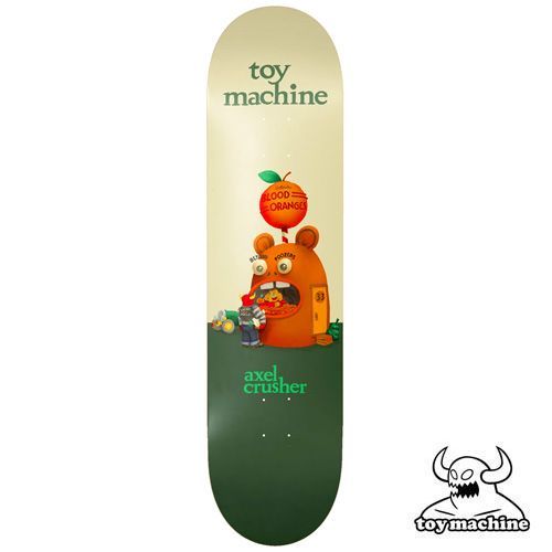 TOY MACHINE ROADSIDE Deck スケートボード デッキ Axel Cruysberghs トイマシーン