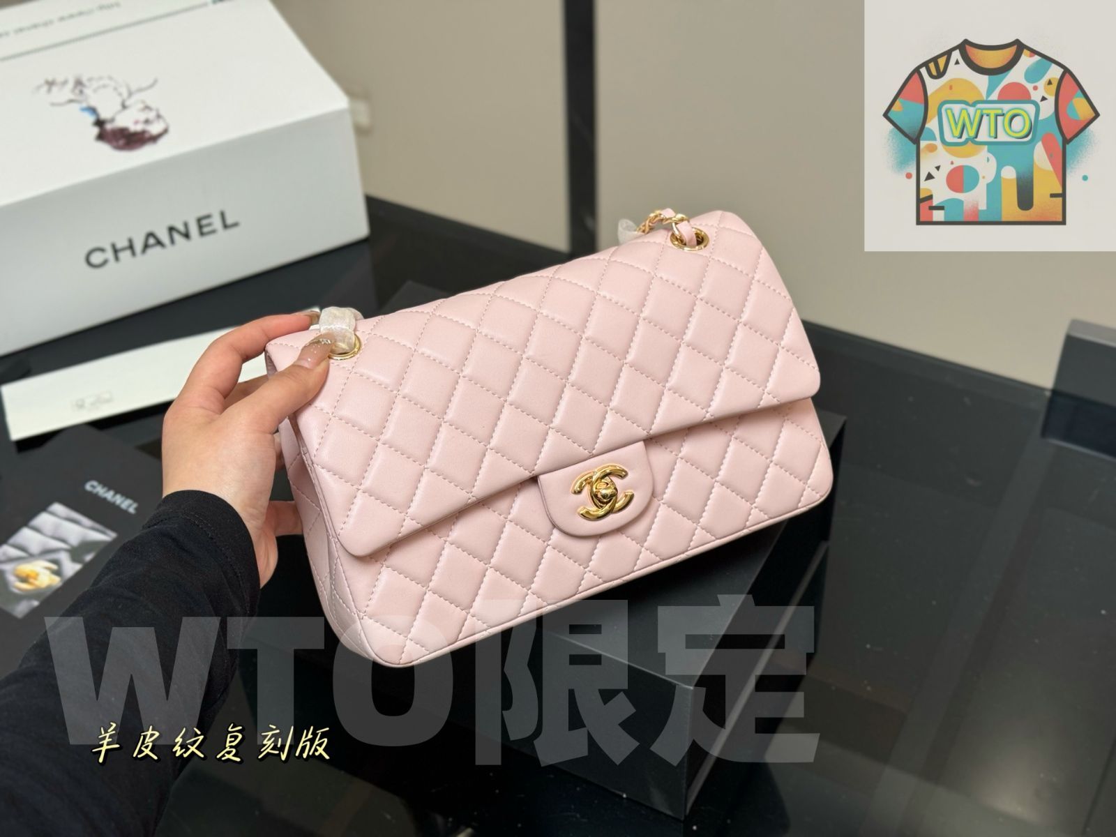 WTO通販 CHANEL CF トップグレード 羊皮紋 今在庫 価格 サイズ 25cm-WTO輸入-JIK16