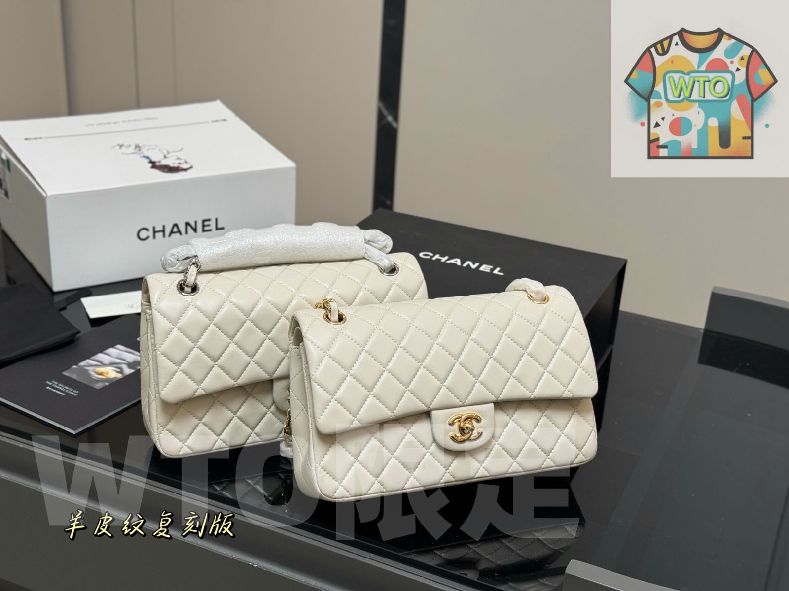 WTO通販 CHANEL CF トップグレード 羊皮紋 今在庫 価格-WTO輸入-GXS73