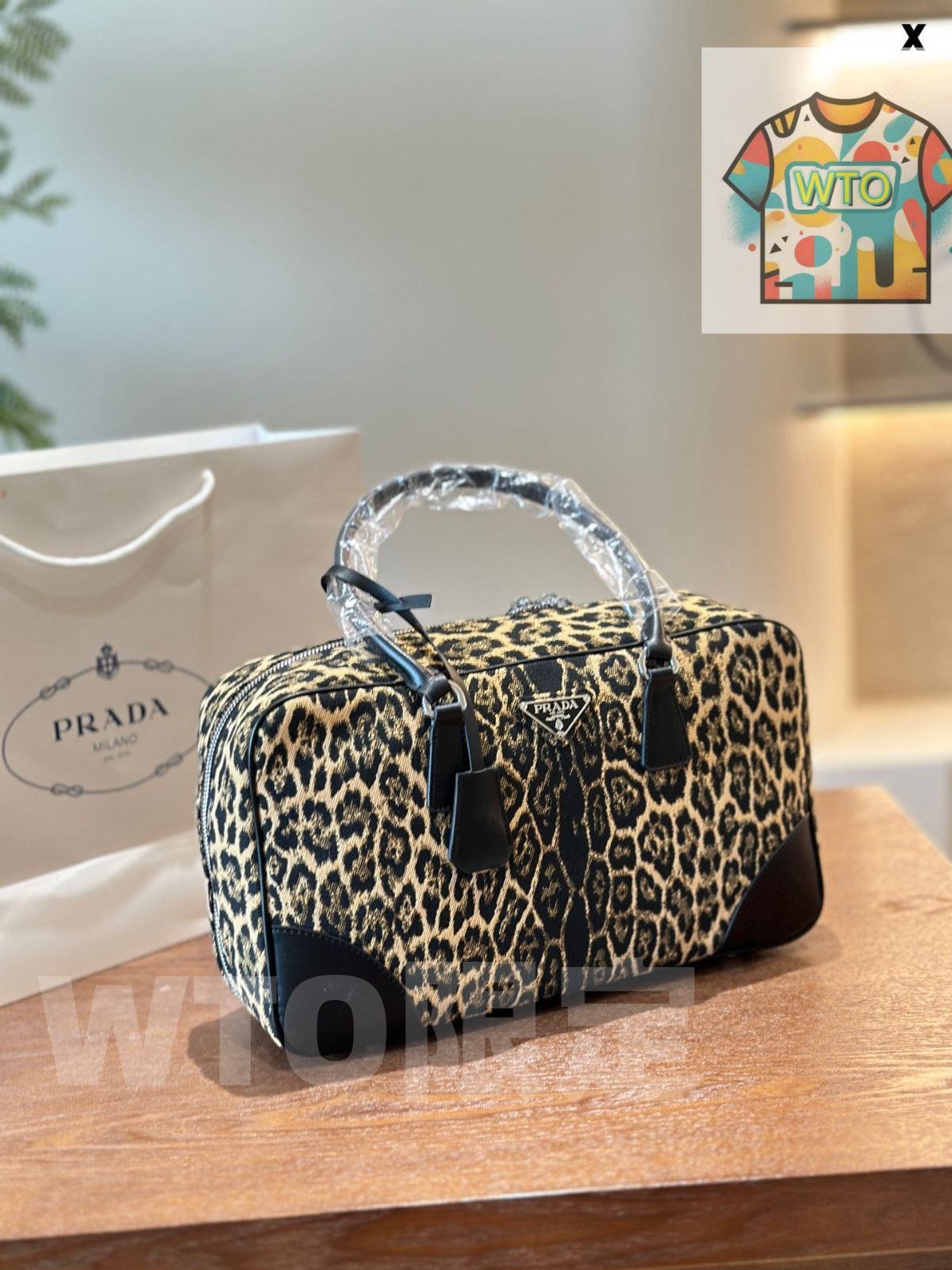 今日 Prada 豹紋 公文バッグ 在庫 価格です -WT0輸入-WTO輸入2