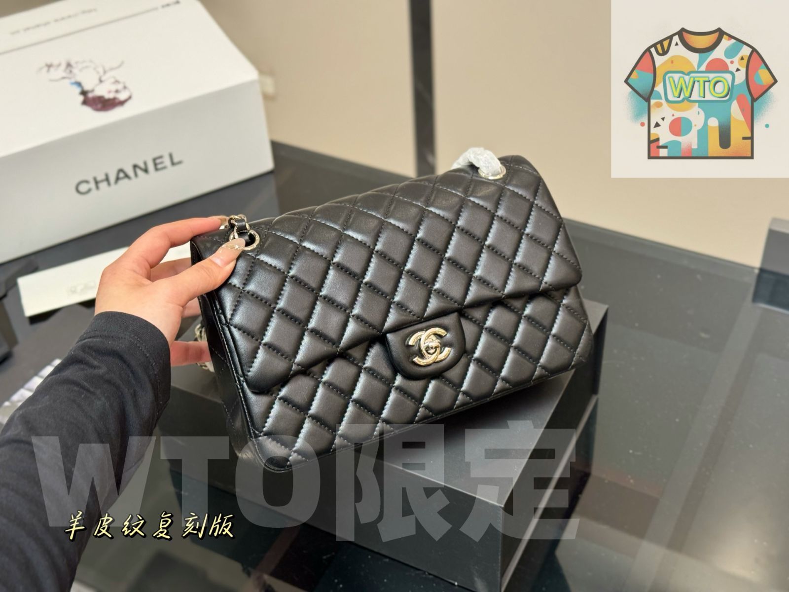 WTO通販 CHANEL CF トップグレード 羊皮紋 今在庫 価格-FIE47-WTO輸入-BUP07