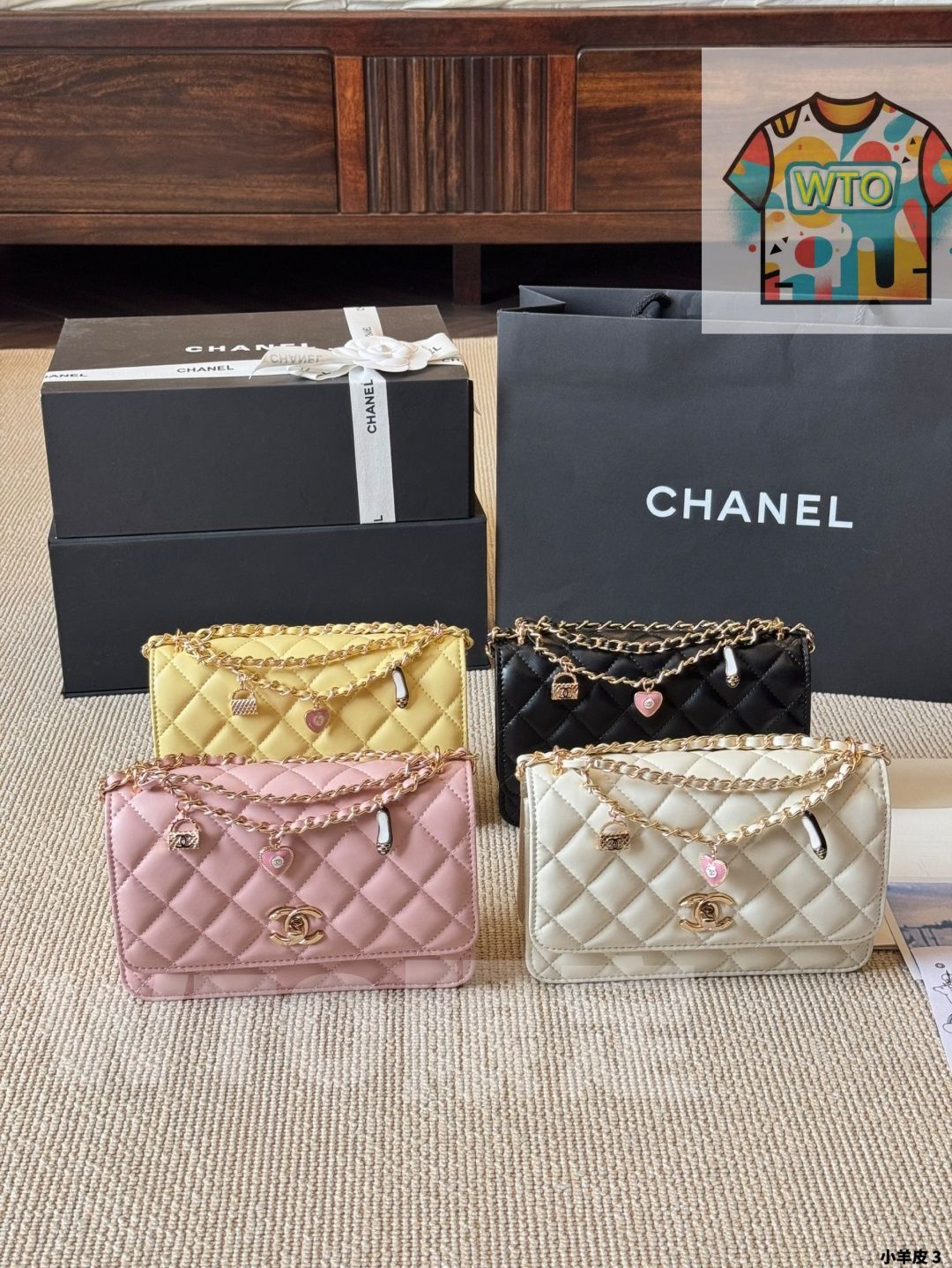 今日 CHANEL 25 P ハートペンダント付き WOC チェーンバッグ 在庫 の な価格です-WTO輸入1