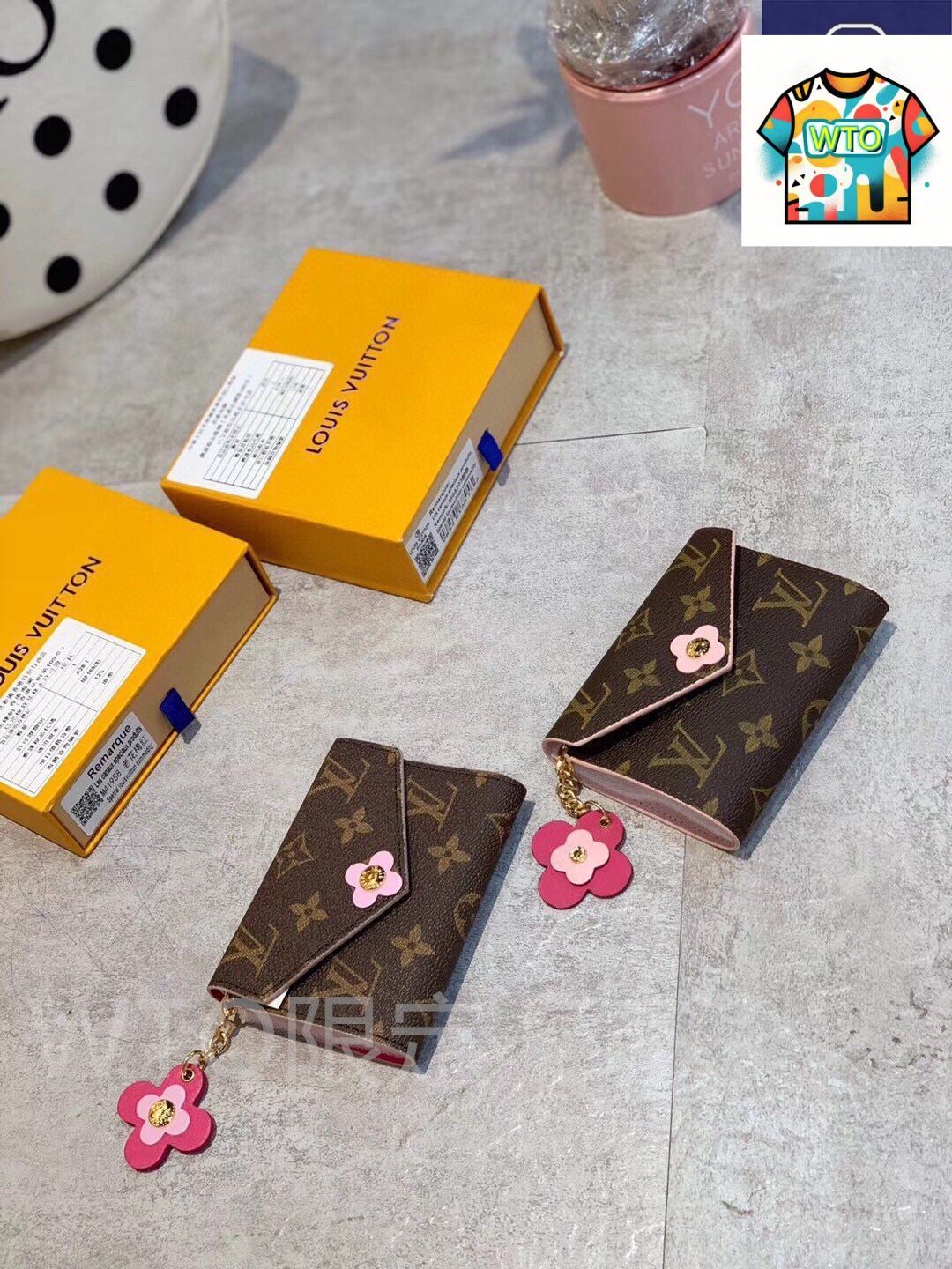 WTO通販 Louis Vuitton ルイヴィトン エミール シリーズ ウォレット モノグラムフラワー柄デザイン-WTO輸入-HAF 53