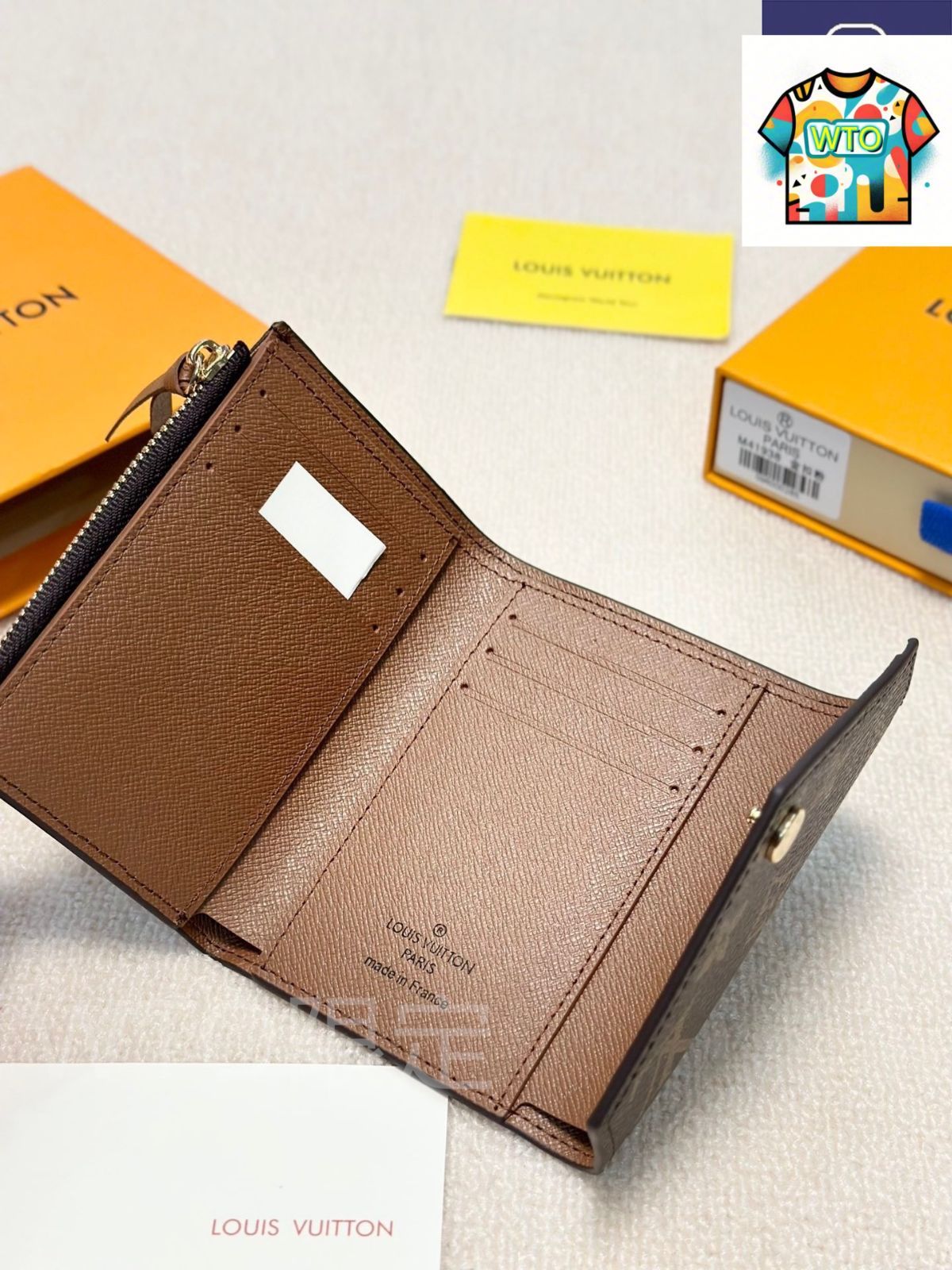 WTO通販 Louis Vuitton ルイヴィトン x 草間彌生 コラボレーションウォレット ドット柄をプリント アーティスティックデザイン-WTO輸入-LJC 39