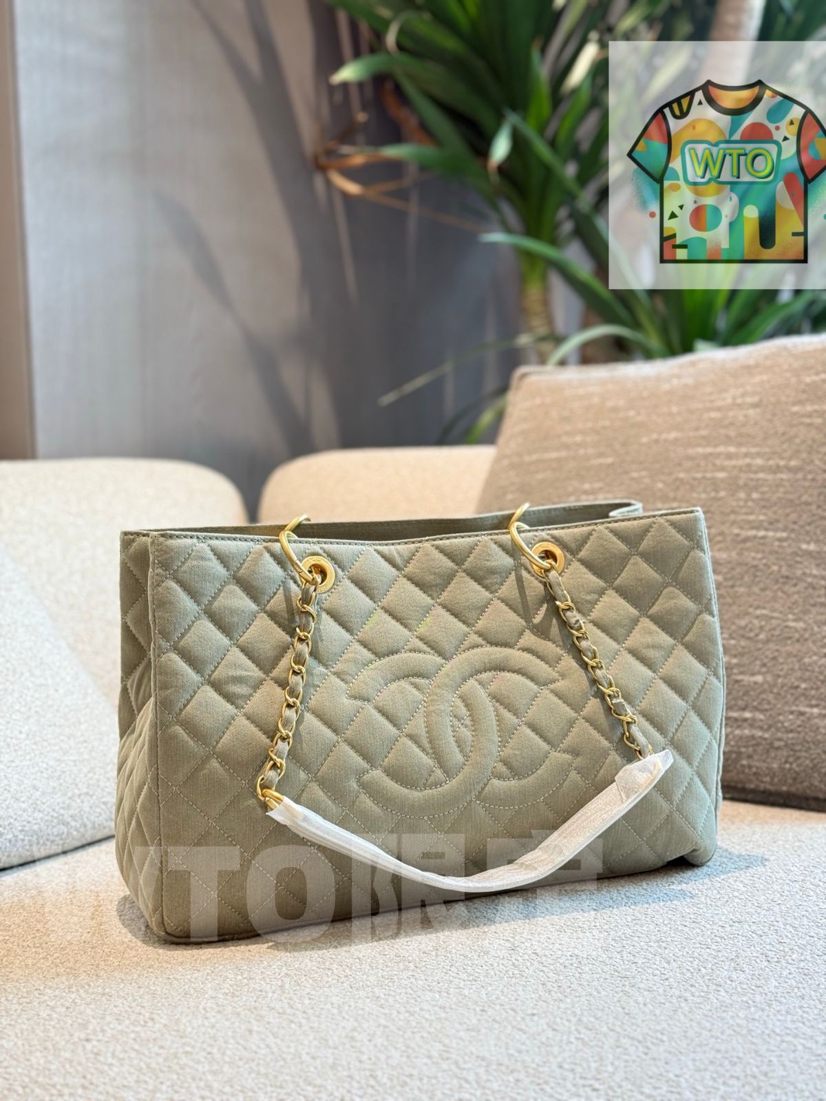 今日 Chanel デニム ショッピングバッグ 在庫 価格です -WT0輸入