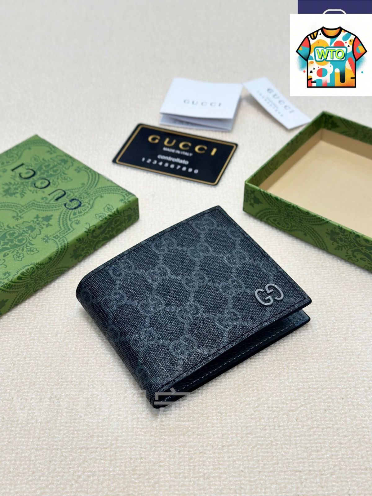 今日 Gucci グッチ シルクスクリーンパターン シリーズ GG 人工皮革と分解 素材の時尚デザイン-WTO輸入2