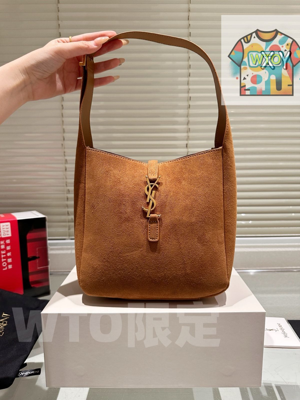 今日 YSL Hobo 腋下 水桶包 Underarm Bucket Bag 在庫 価格 WTO輸入2