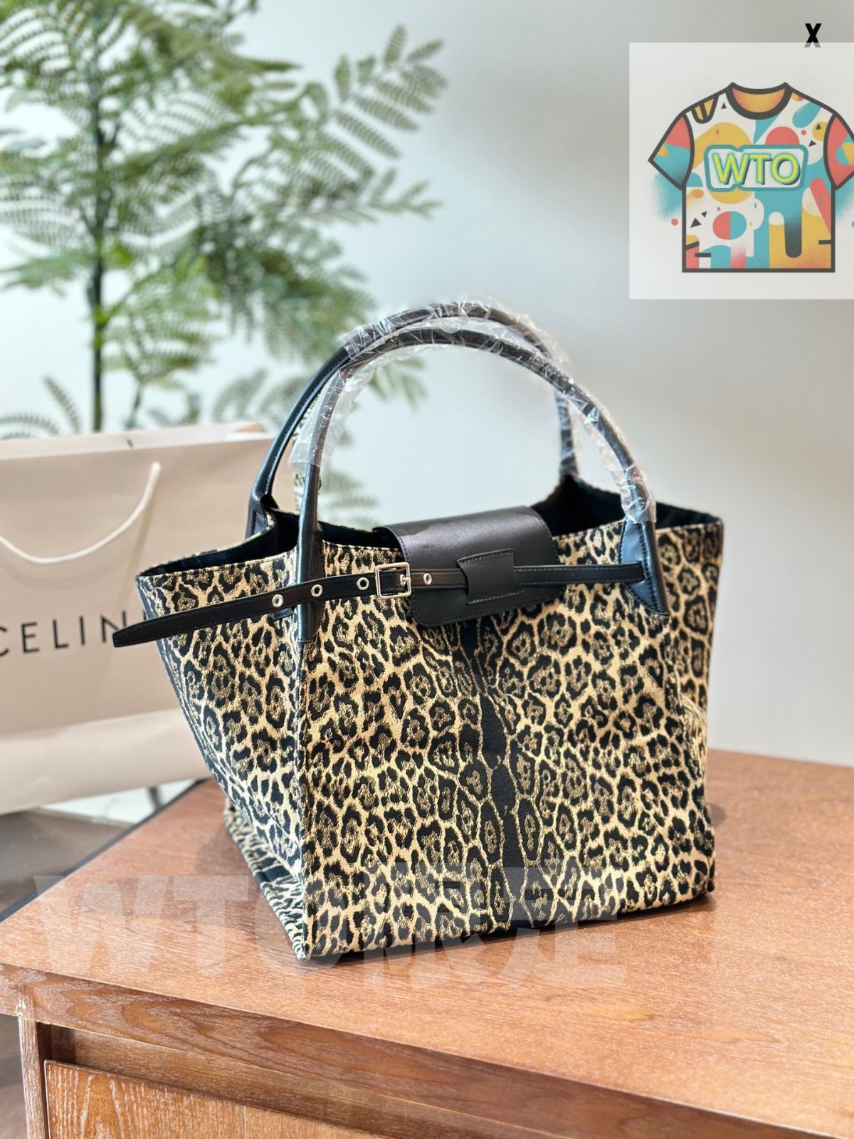 今日 Celine 豹紋 ウィング ショッピングバッグ 在庫 価格です -WT0輸入-WTO輸入2 GINKGOPHARMACY_COM