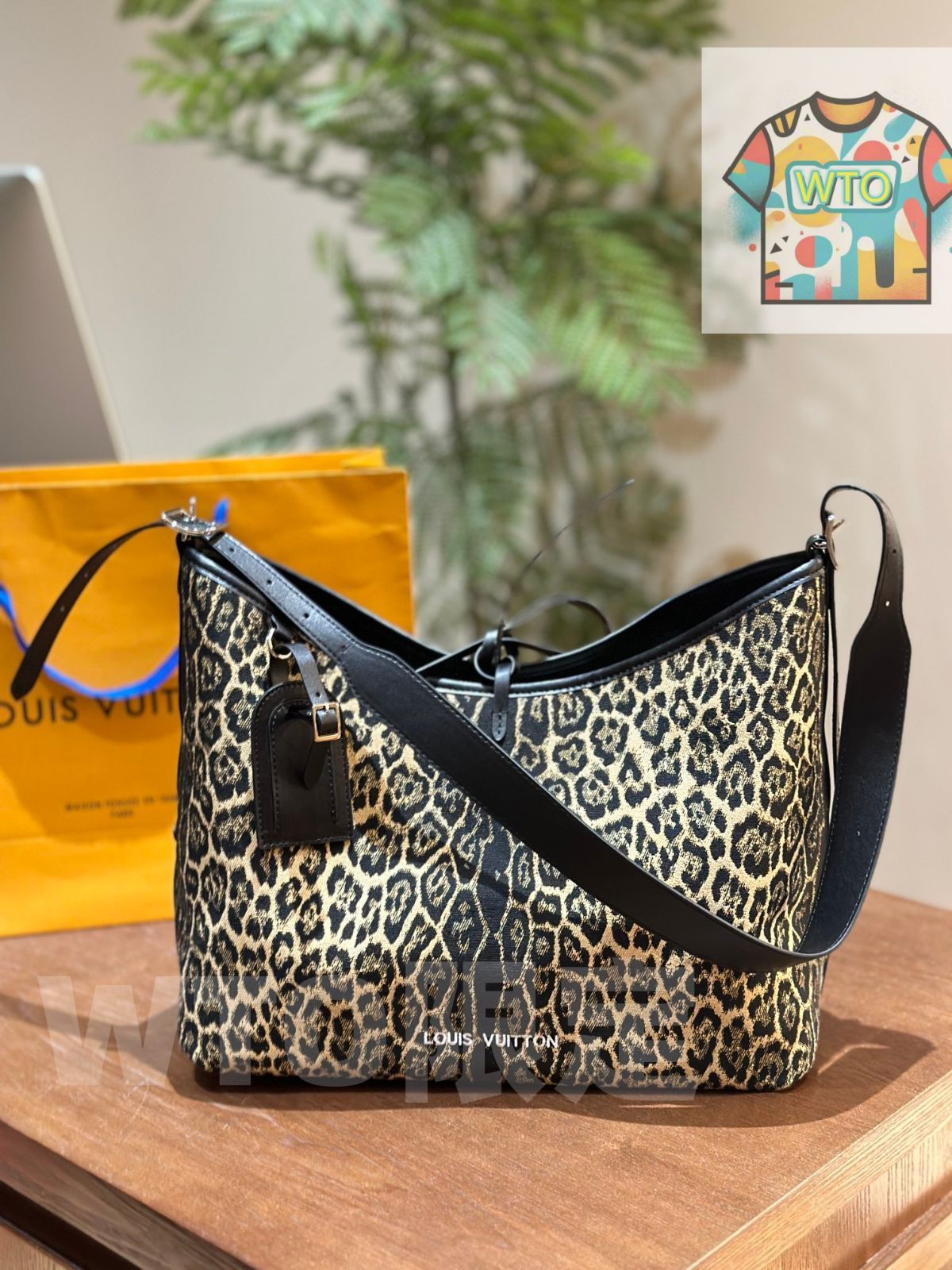 今日 Leopard Print 豹紋 ショッピングバッグ 在庫 価格です -WT0輸入-WTO輸入2