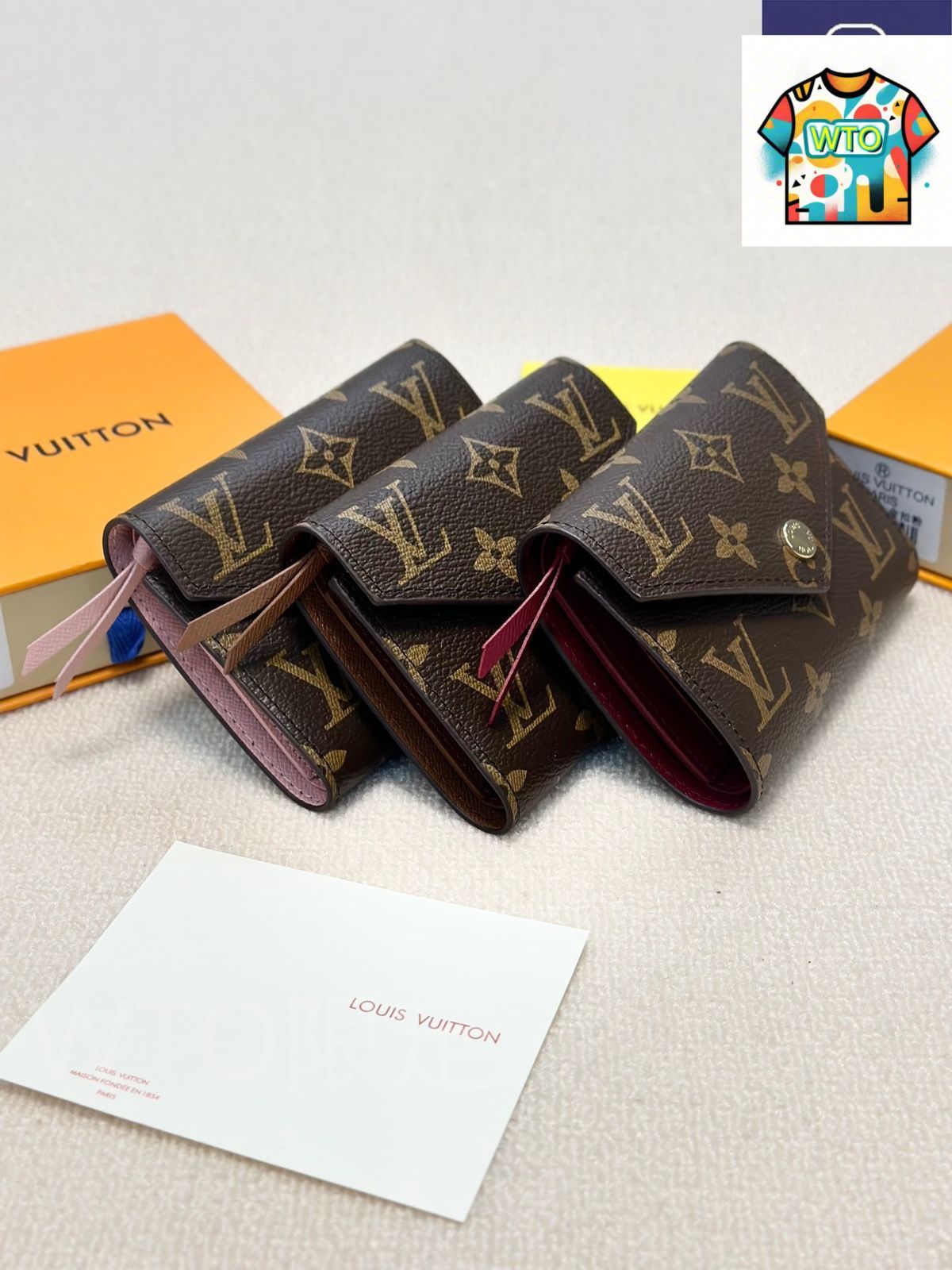 WTO通販 Louis Vuitton ルイヴィトン x 草間彌生 コラボレーションウォレット ドット柄をプリント アーティスティックデザイン-WTO輸入-YXI 82