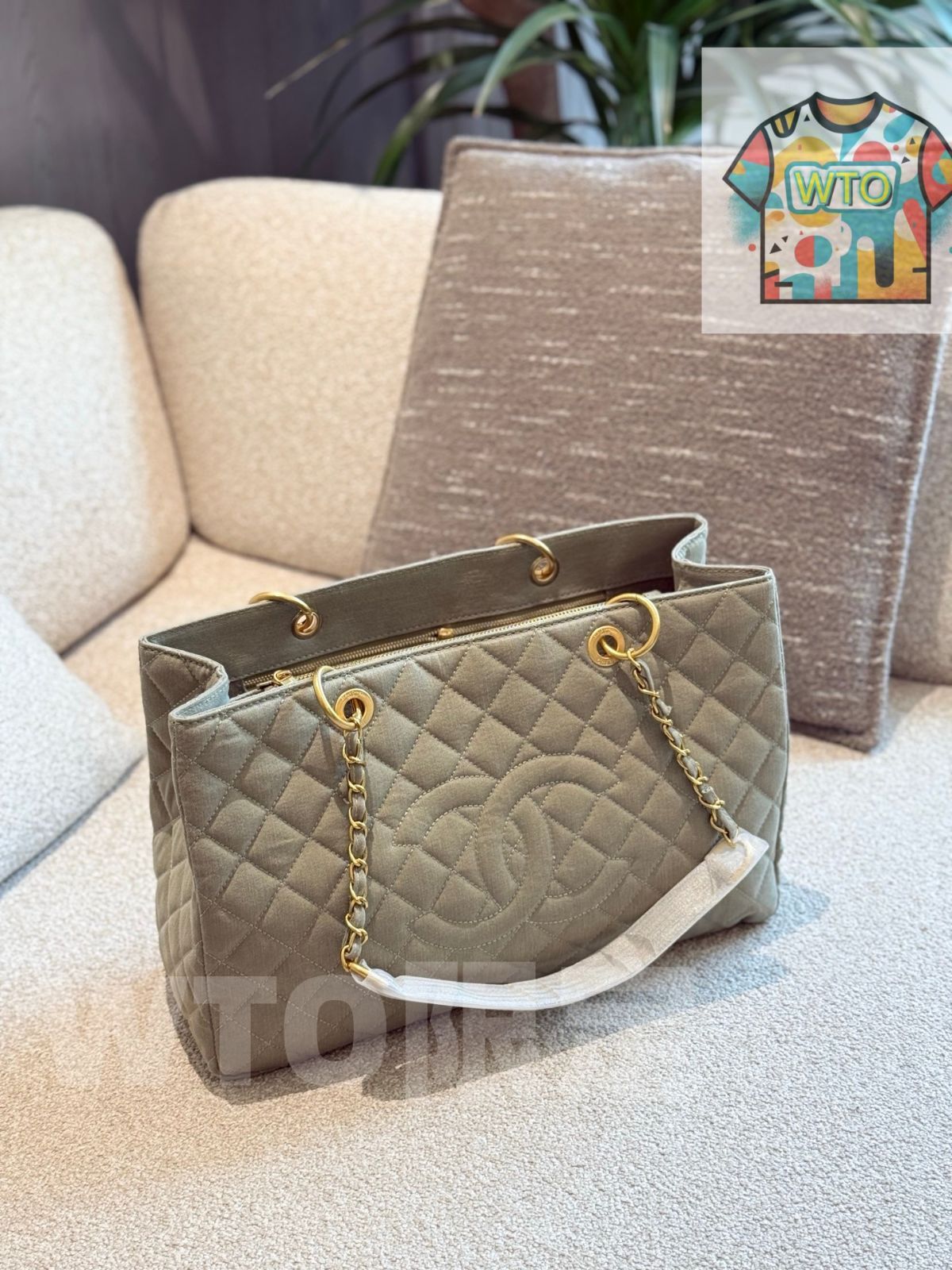 デニム ショッピングバッグ