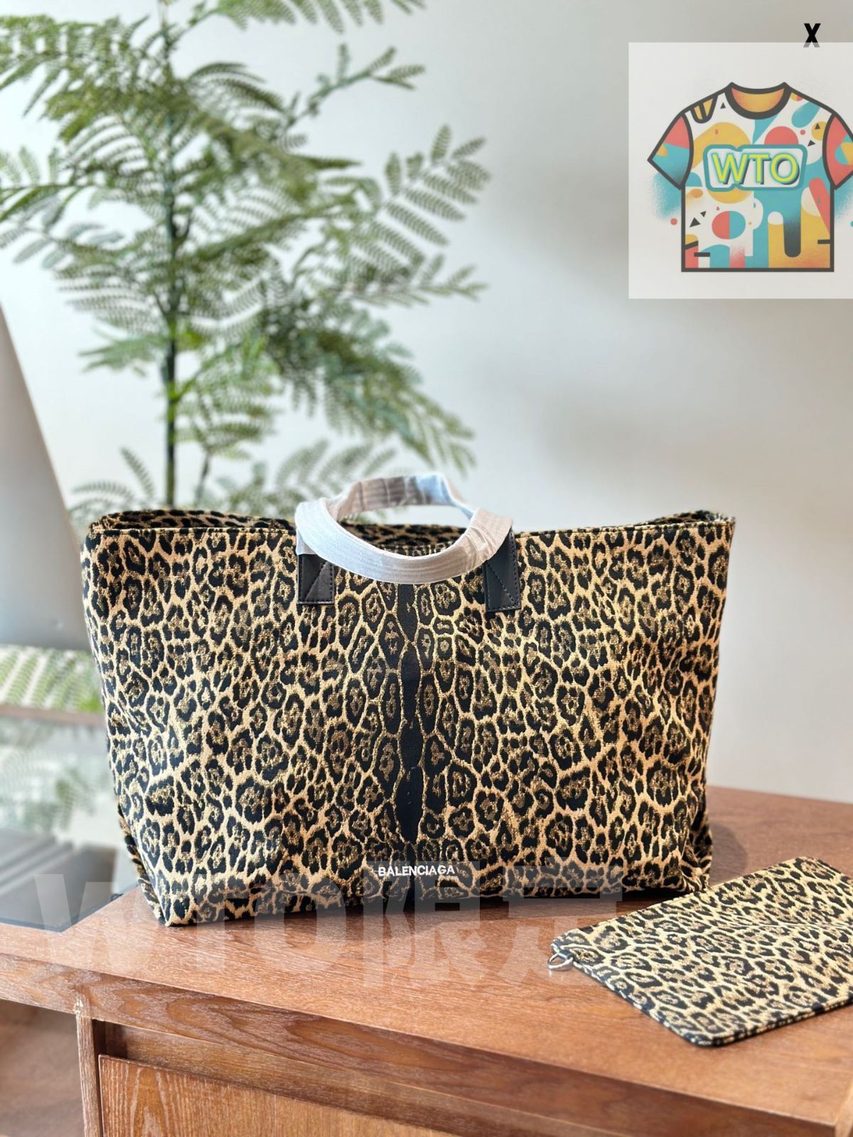 WTO通販 Balenciaga 豹紋 ショッピングバッグ 在庫 価格です -WTO輸入-SHH04