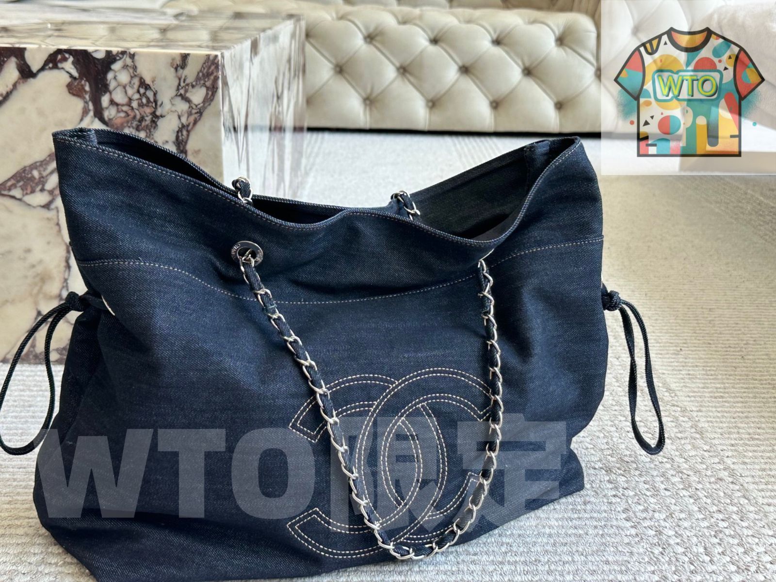 今日 Chanel 2 way Tote Bag シャネル ツーウェイ トート バッグ ハンド 両用 在庫 価格 WTO輸入2
