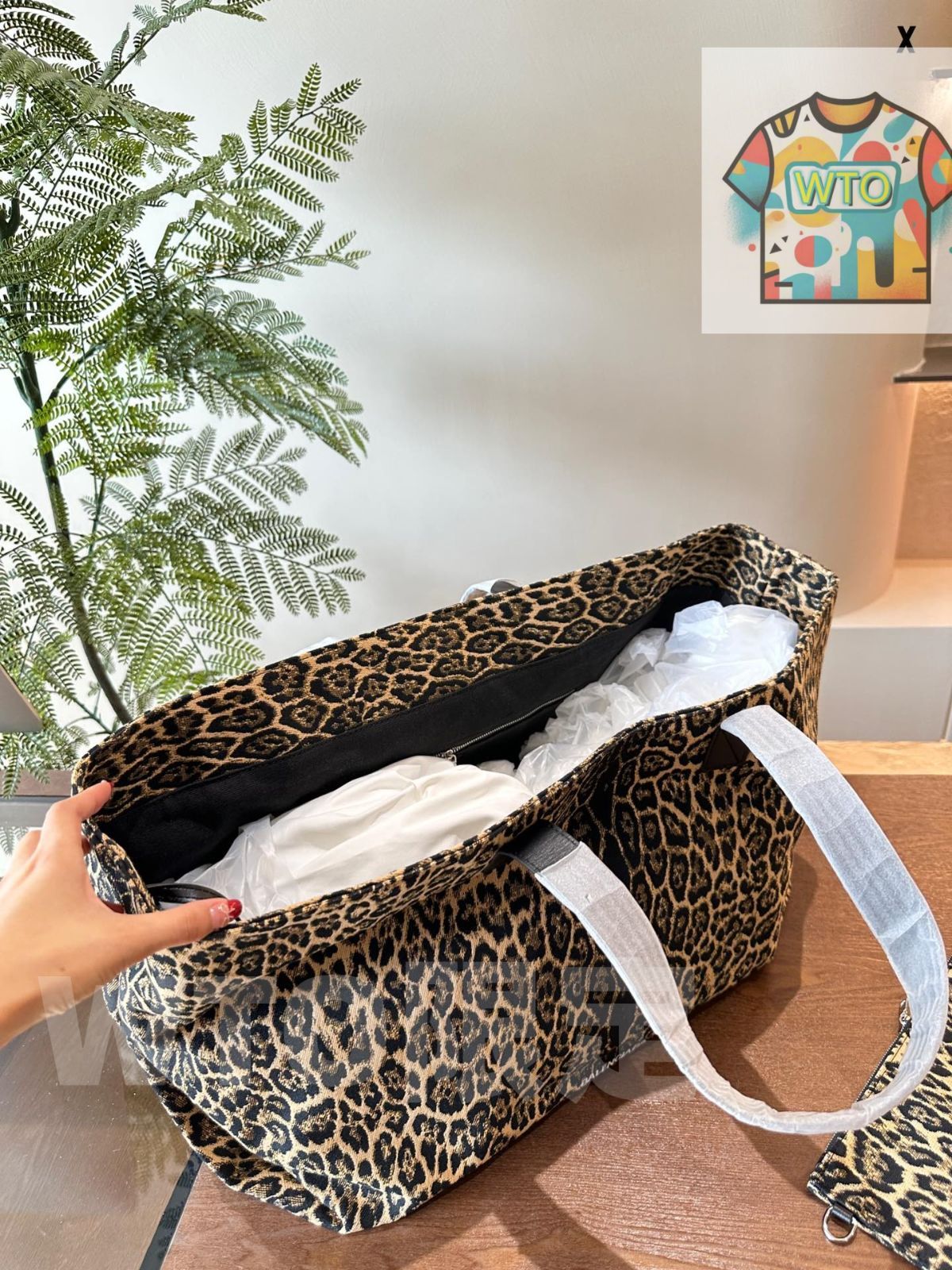  今日 Balenciaga 豹紋 ショッピングバッグ 在庫 価格です -WT 0輸入 その他 バッグ