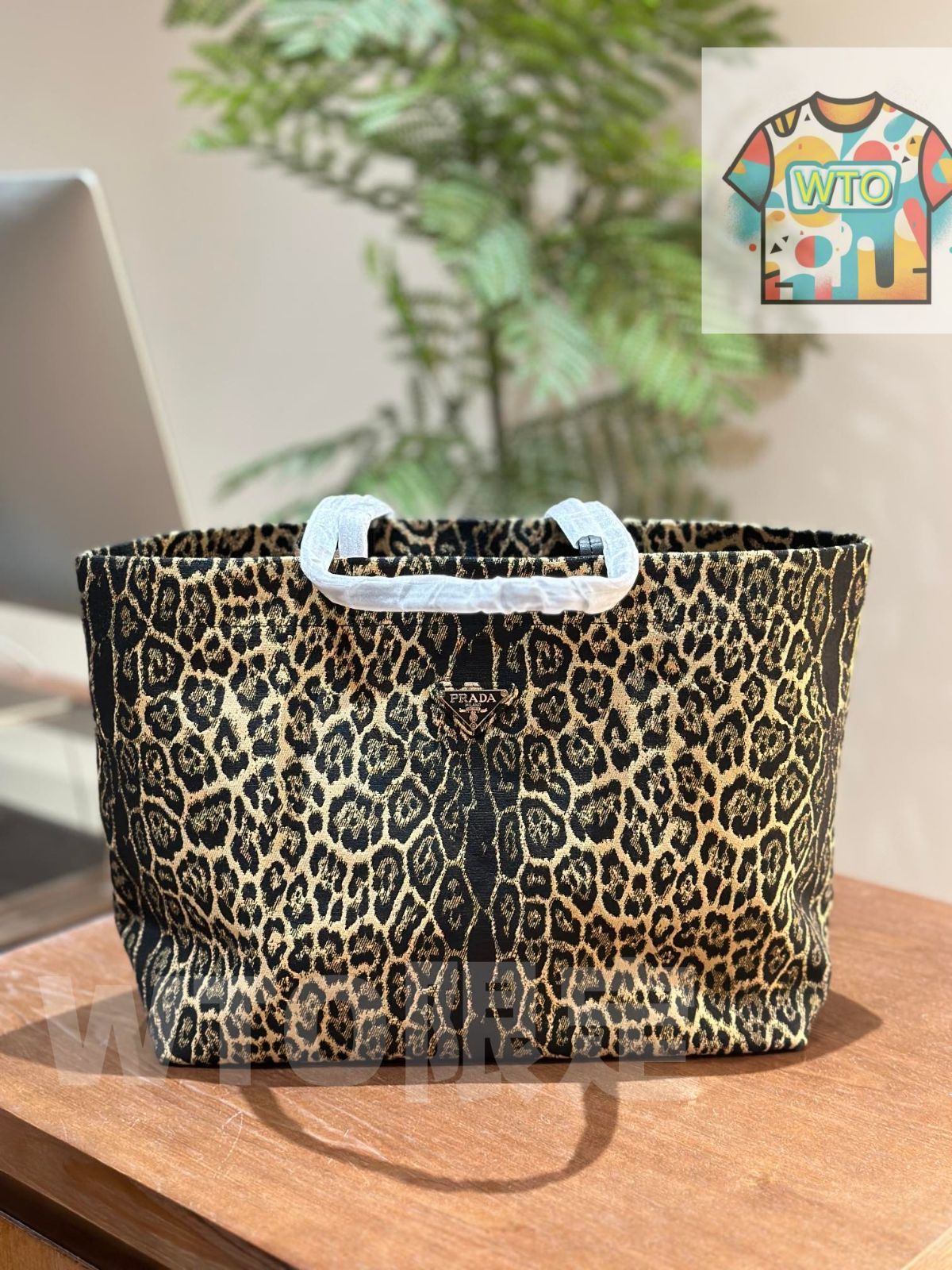 WTO通販 Leopard Print 豹紋 ショッピングバッグ 在庫 価格です -WTO輸入-HUZ29