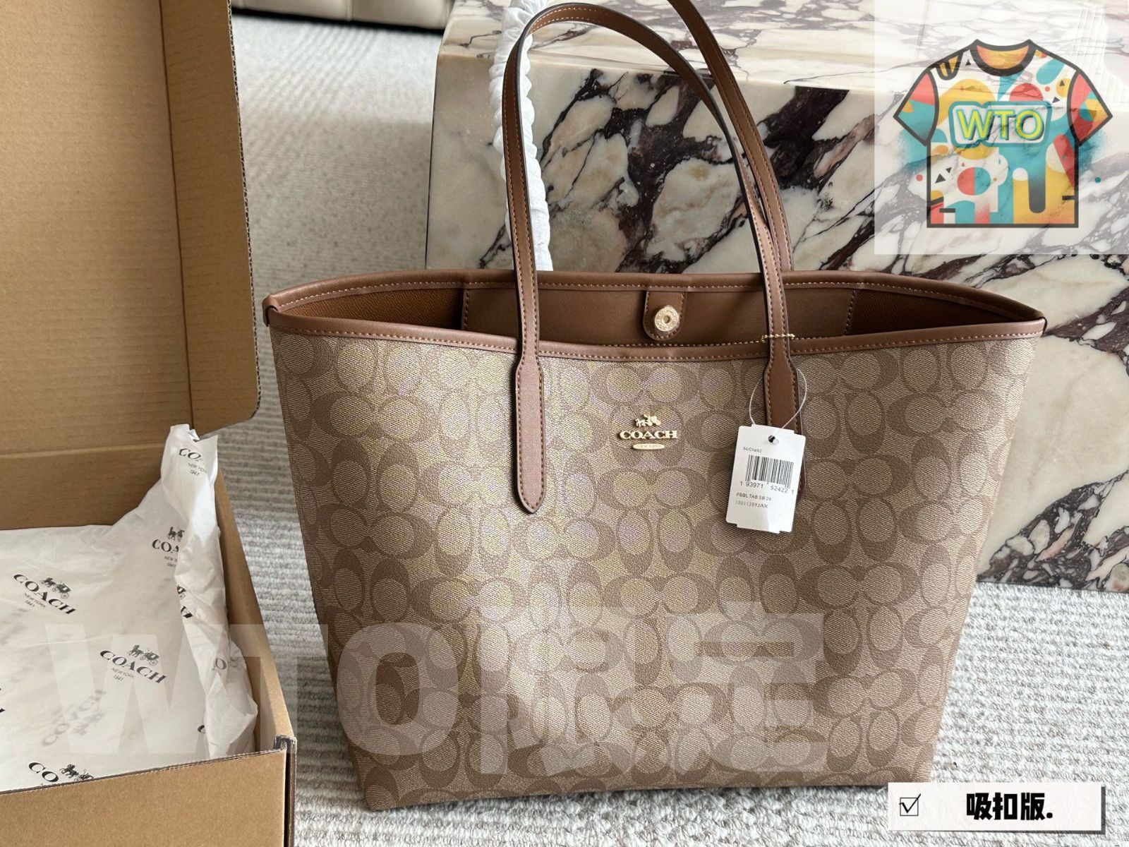  WTO通販 Coach シングルサイドシティトートバッグ 在庫 の な価格です -WTO輸入-JOO 27 その他 バッグ