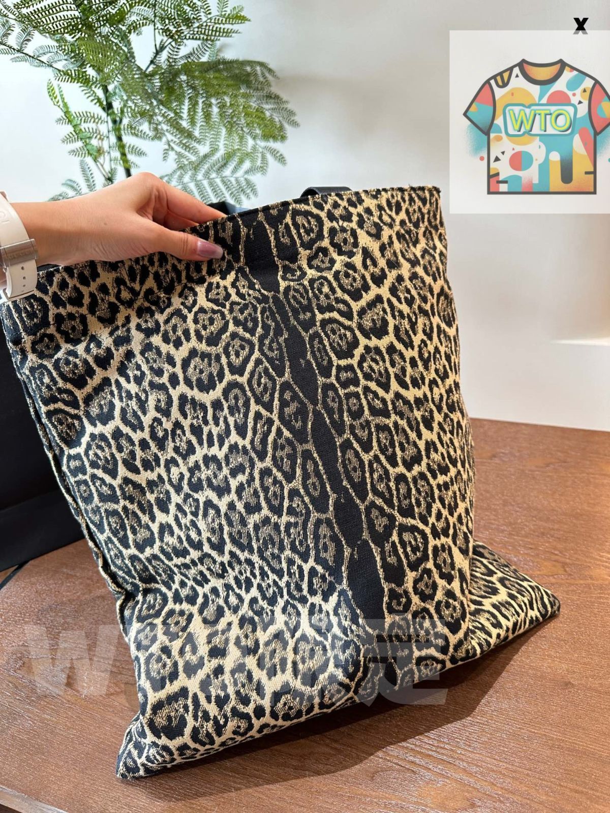 今日 Saint Laurent 豹紋 キャンバスバッグ 在庫 価格です -WT 0輸入