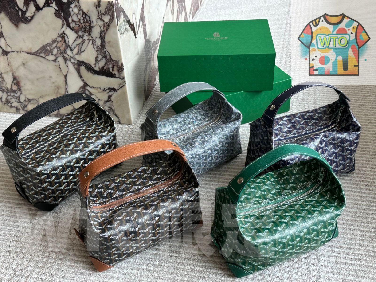 今日 Goyard ゴヤード洗面バッグ 隠しモデル V 新背き方 GET 26cm ボックス付き-WT0輸入