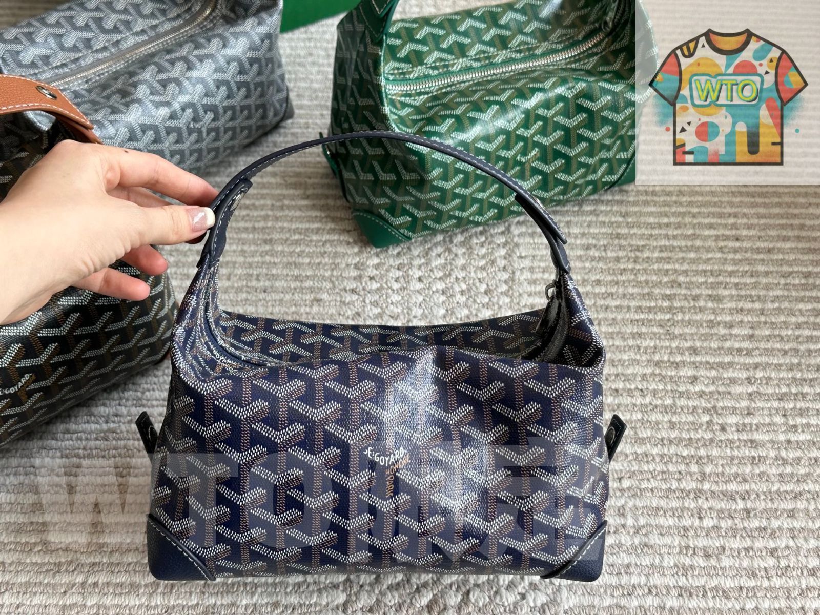 今日 Goyard ゴヤード洗面バッグ 隠しモデル V 新背き方 GET 26cm ボックス付き-WT0輸入