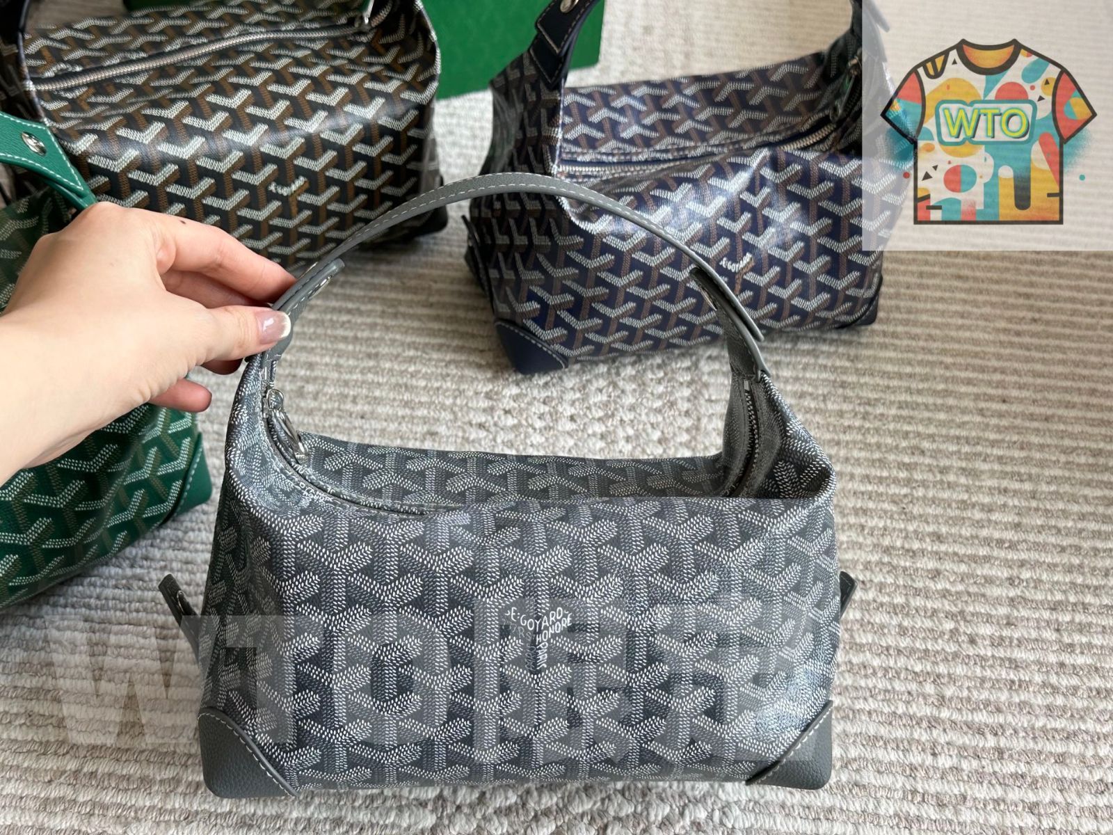 シルエット WTO通販 Goyard ゴヤード洗面バッグ 隠しモデル V 新背き方 GET 26cm ボックス付き-WTO輸入-RMD96