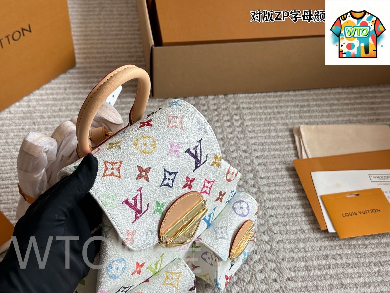 WTO通販 LV ルイ ヴィトン ホワイト バックパック スピーディー シンプルで 感に満ちる-WTO輸入-AFL55