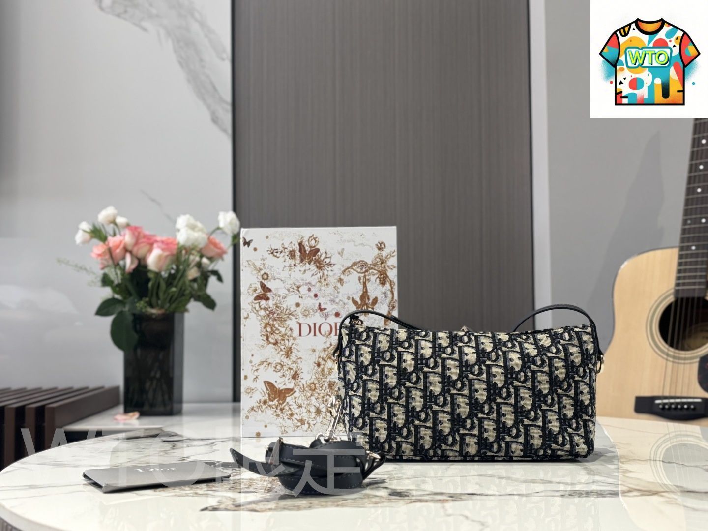 WTO通販 Dior ディオール ノマド シリーズ 牛皮のアームストラップが付属 多用途に使用 -WTO輸入-DTX52