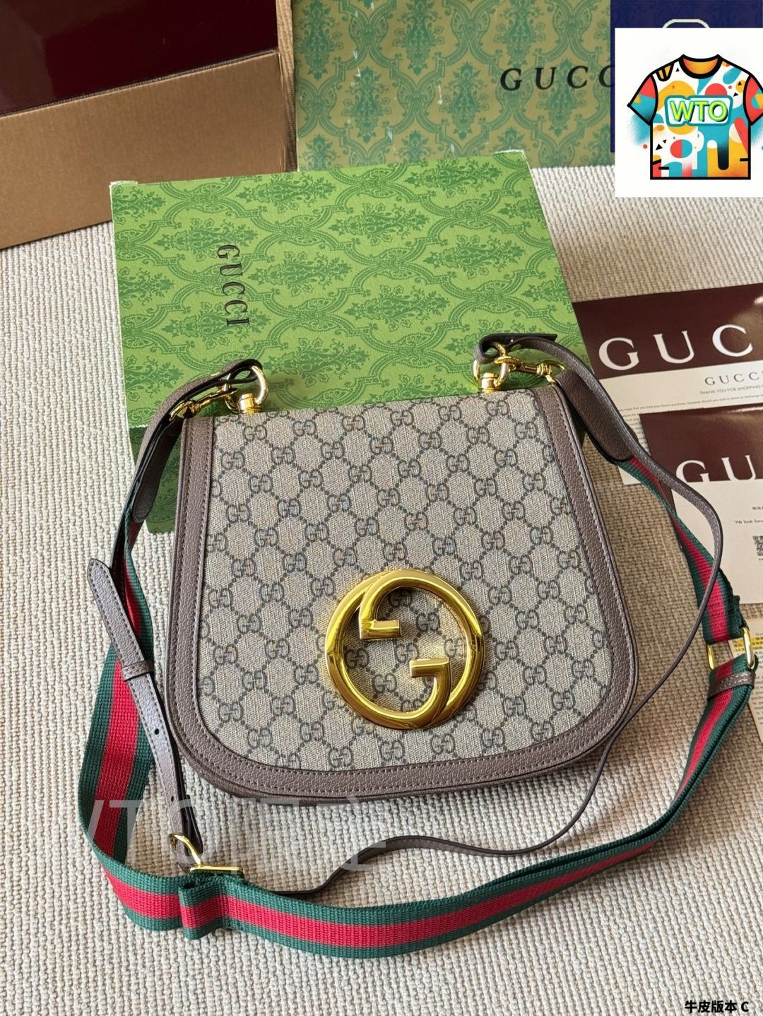 幾何学的デザインの双Gロゴを