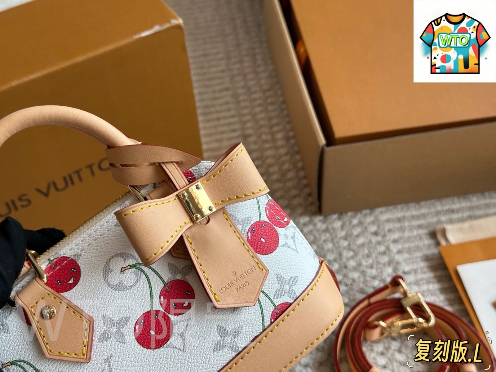 WTO通販 LV ルイ ヴィトン アルマ 変色革使用 内包的でクラシックな百搭デザイン-WTO輸入-TOM91