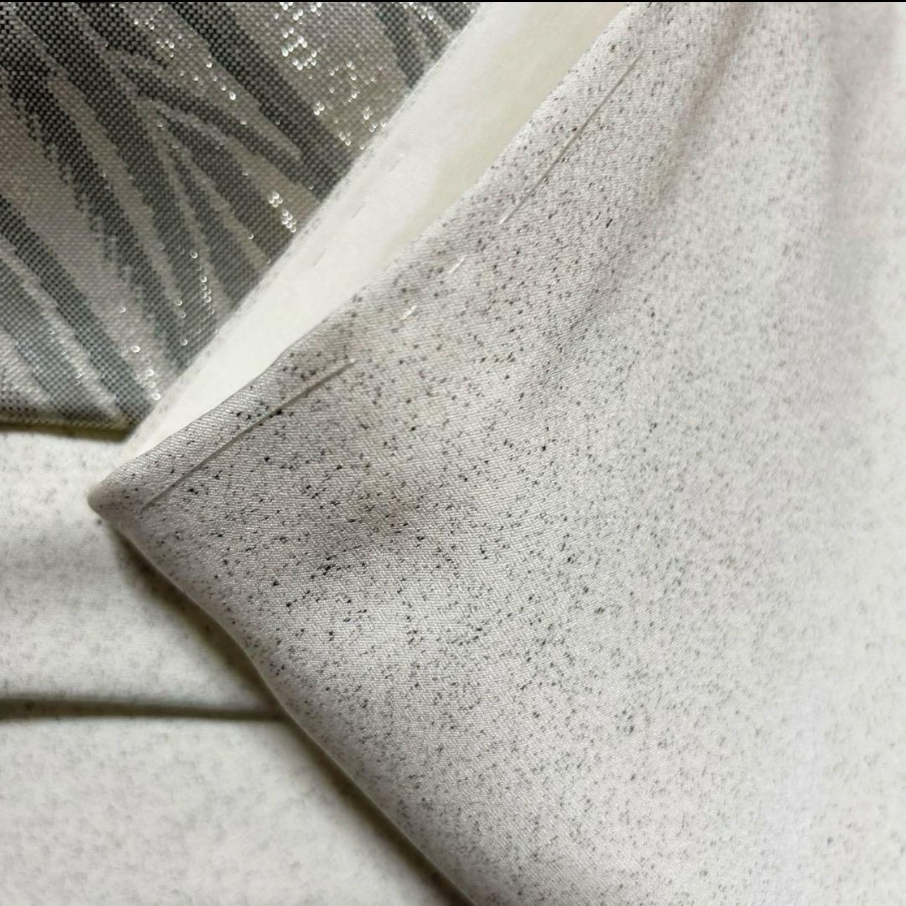  袷 正絹 友禅 訪問着 フルセット 西陣唐織プラチナ箔袋帯 Excellent Condition Lined Pure Silk Yuzen Houmongi Kimono Full Set 訪問着 付け下げ 着物