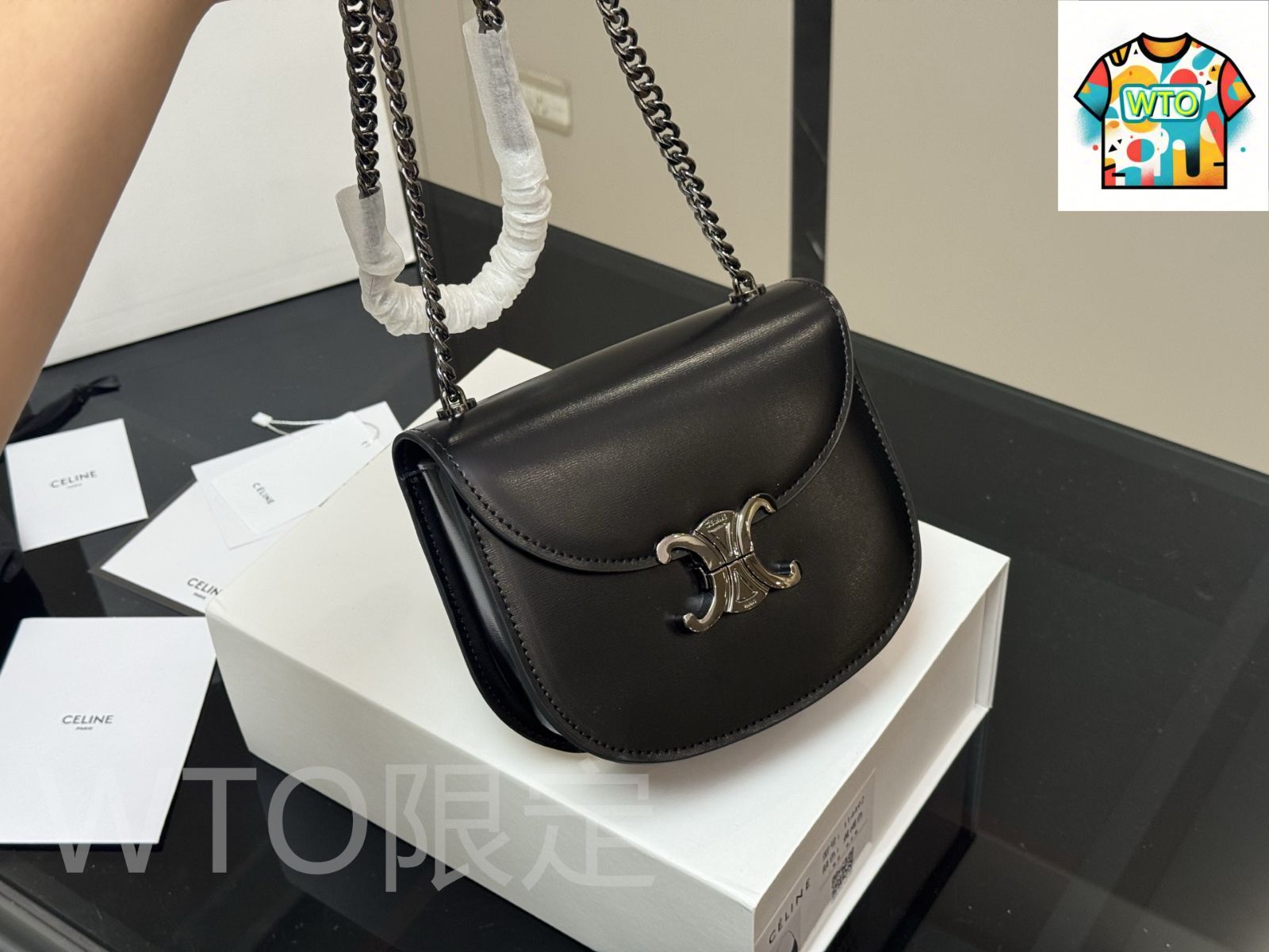 WTO通販 Celine セリーヌ トリオンフ シリーズ 全レザー製で 感に満ち 四季を通じて使えるデザイン-WTO輸入-BGZ96