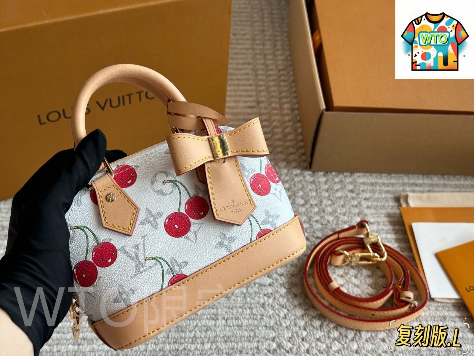 WTO通販 LV ルイ ヴィトン アルマ 変色革使用 内包的でクラシックな百搭デザイン-WTO輸入-TOM91