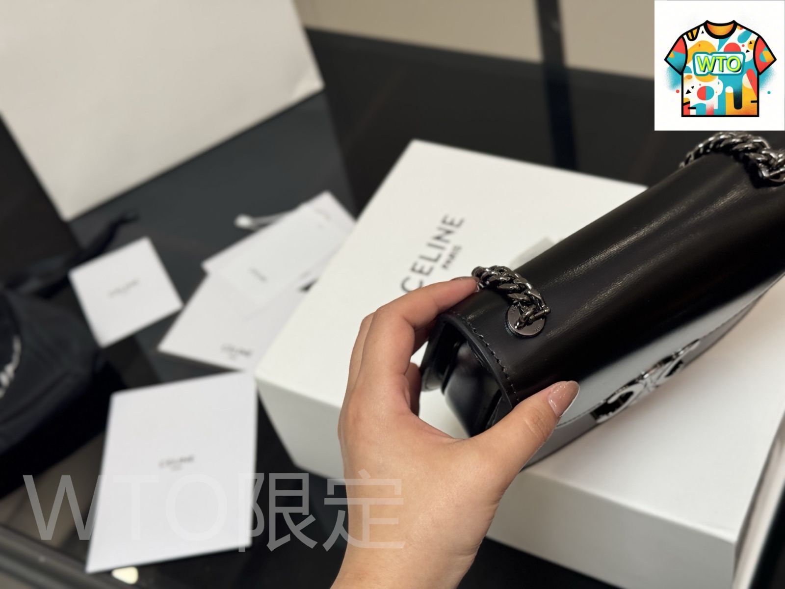  WTO通販 Celine セリーヌ トリオンフ シリーズ 全レザー製で 感に満ち 四季を通じて使えるデザイン-WTO輸入-BGZ 96 ハンドバッグ バッグ