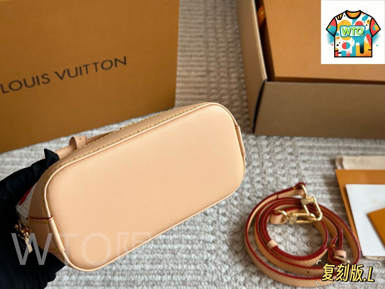  WTO通販 LV ルイ ヴィトン アルマ 変色革使用 内包的でクラシックな百搭デザイン-WTO輸入-TOM 91 ハンドバッグ バッグ