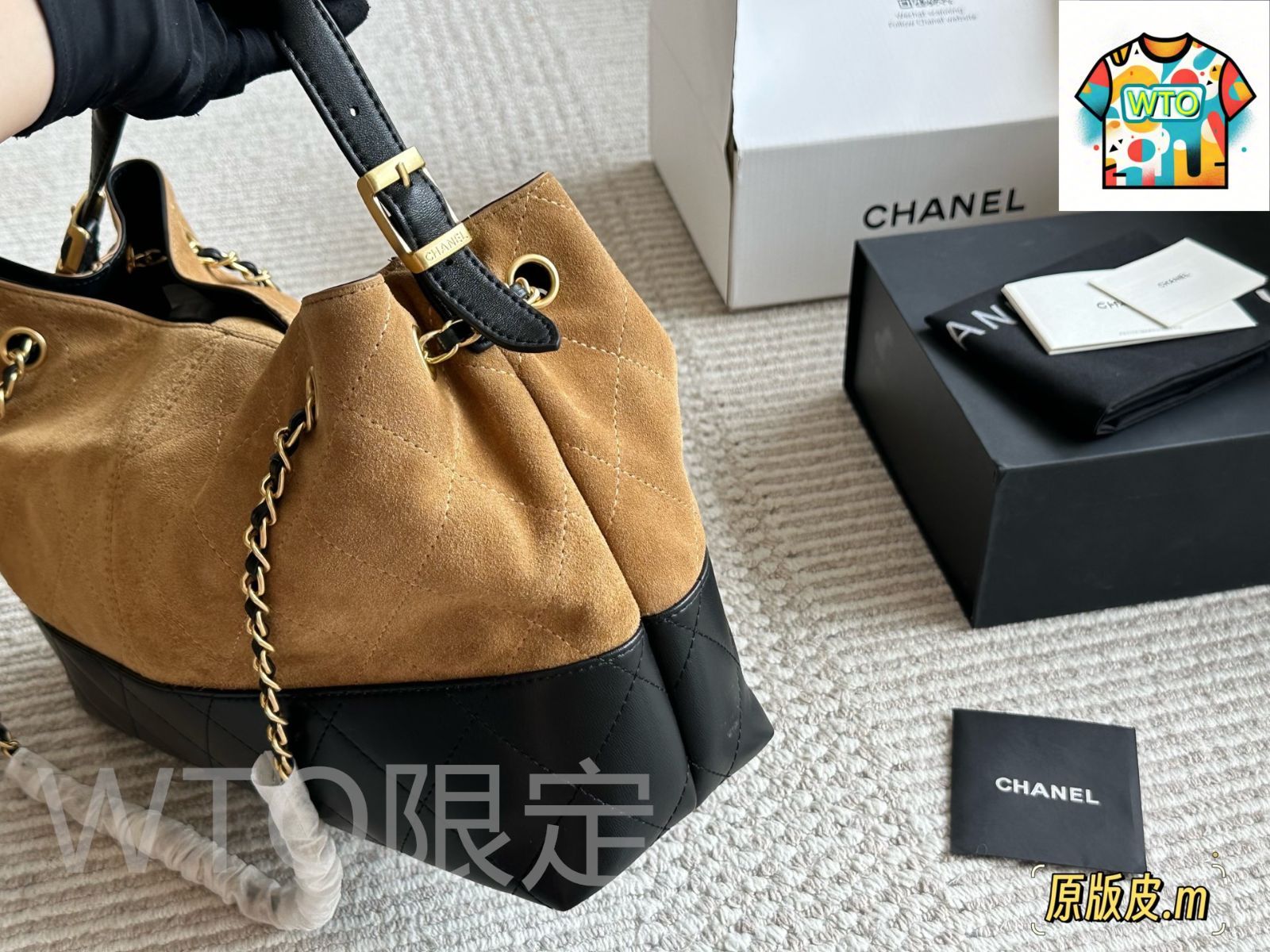 WTO通販 Chanel シャネル アトリエ 精緻な手工芸とユニークなデザイン感 WTO輸入 LUF 82 ハンドバッグ バッグ レディース
