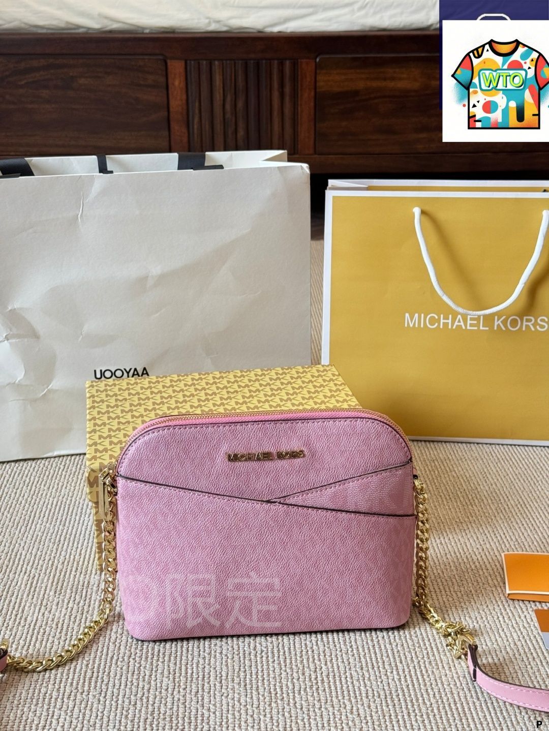 WTO通販 MK エムケイ ジェットセットトラベル シリーズ クラシックデザインで十字 レザーを使用 長い肩 付き-WTO輸入-JPS95