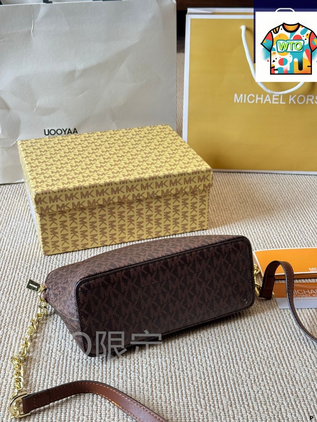 総額 WTO通販 MK エムケイ ジェットセットトラベル シリーズ クラシックデザインで十字 レザーを使用 長い肩 付き-WTO輸入-TPL56 【送料無料】