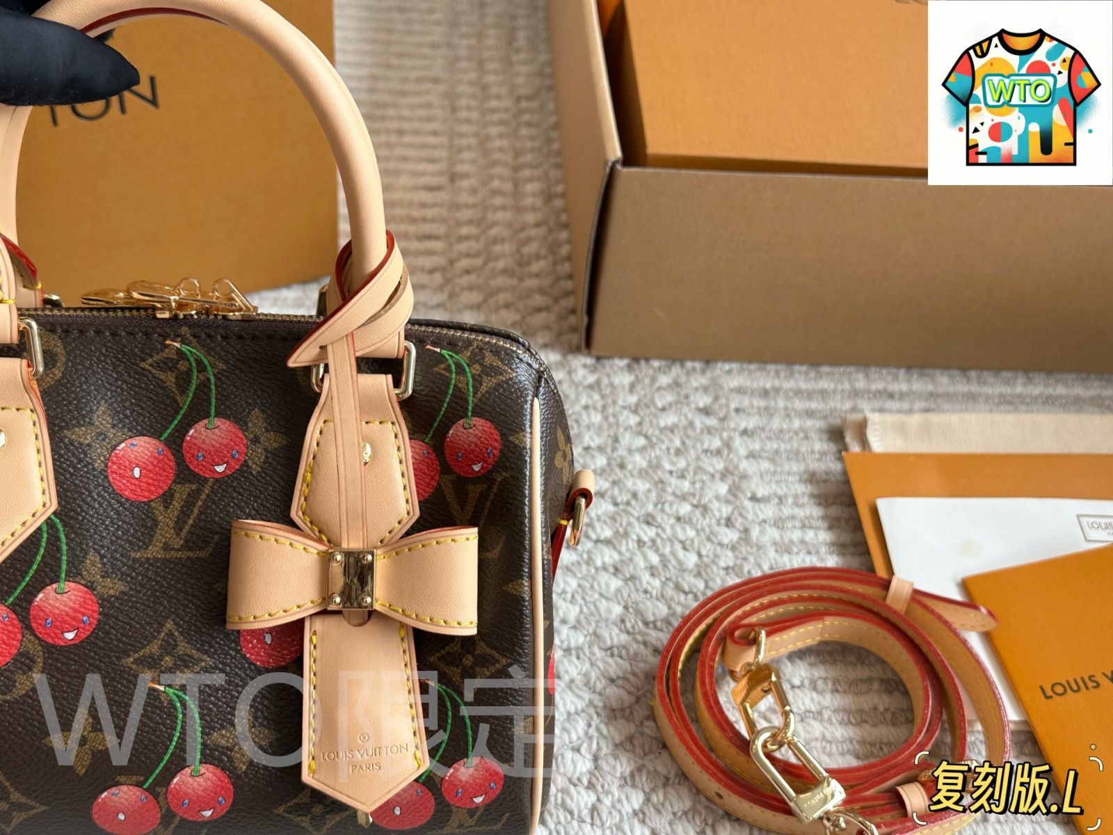 WTO通販 LV ルイ ヴィトン スピーディー 調整 な帆布刺繍ストラップ カジュアルで若々しい雰囲気-WTO輸入-XVK75