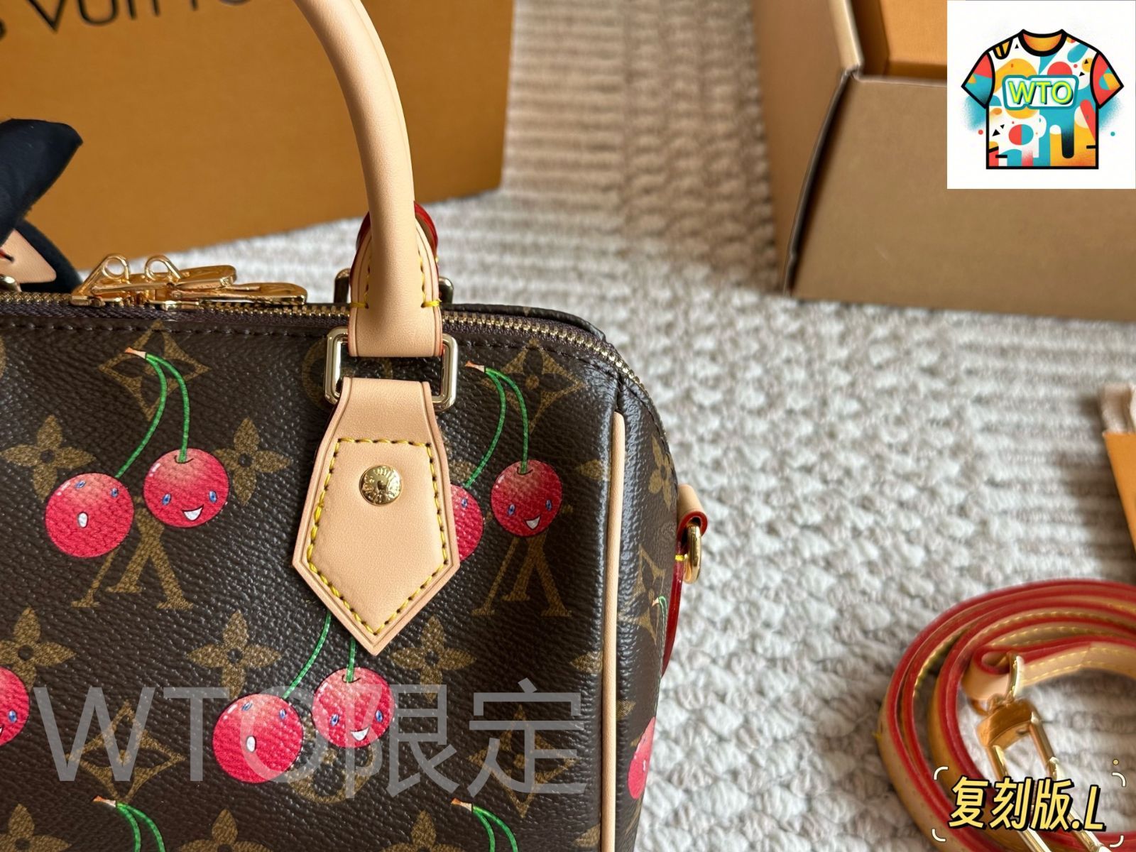 な帆布刺繍ストラップ カジュアルで若々しい雰囲気-WTO輸入-XVK