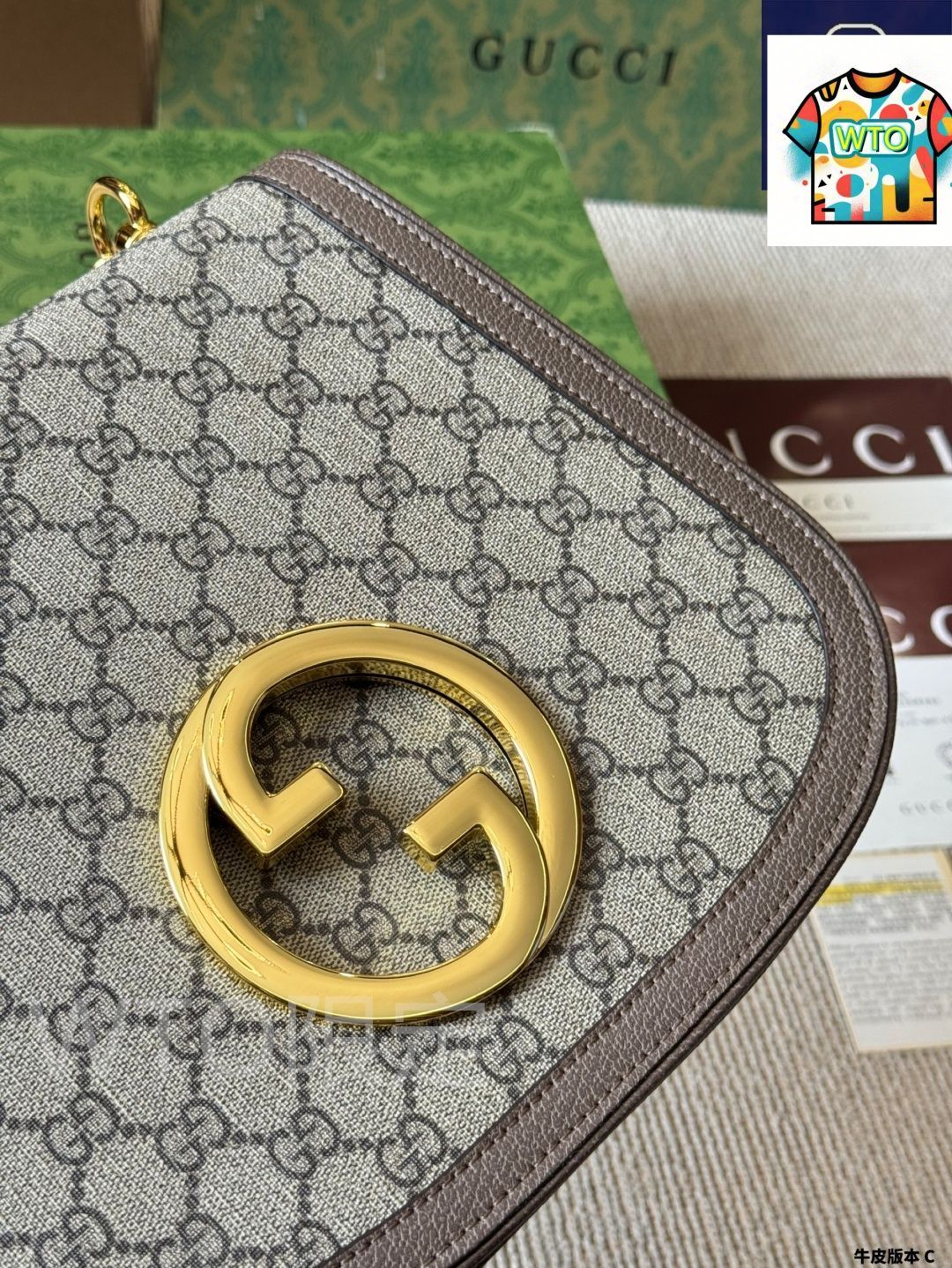  今日 Gucci グッチ ブロンディ シリーズ 復古的にスタイリッシュで 幾何学的デザインの双Gロゴを 新演出 ハンドバッグ バッグ