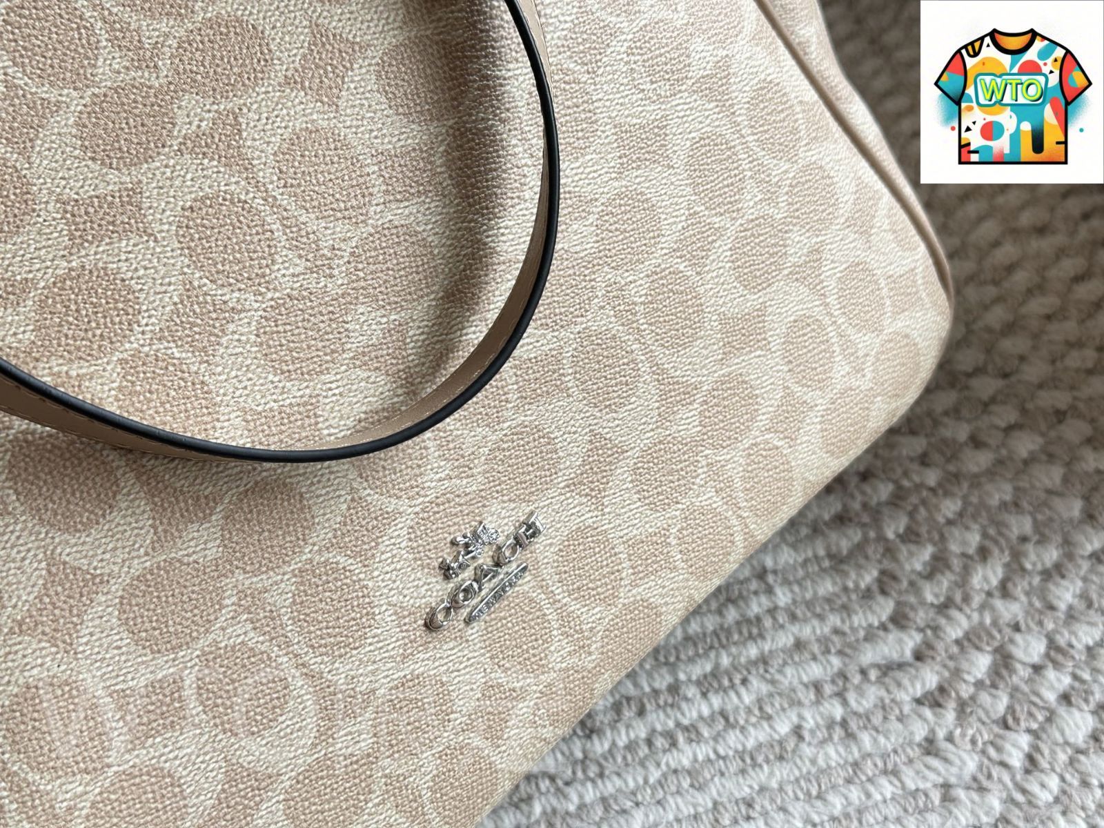  WTO通販 Coach コーチ クラシックロゴ トートバッグ 四季を通じて使いやすいデザイン-WTO輸入-PNE 29 ハンドバッグ バッグ