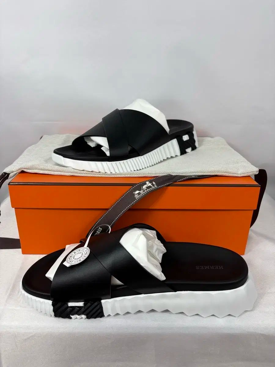 デパートフルセット Hermes エルメス インフラ サンダル カーフスキン - Nuage