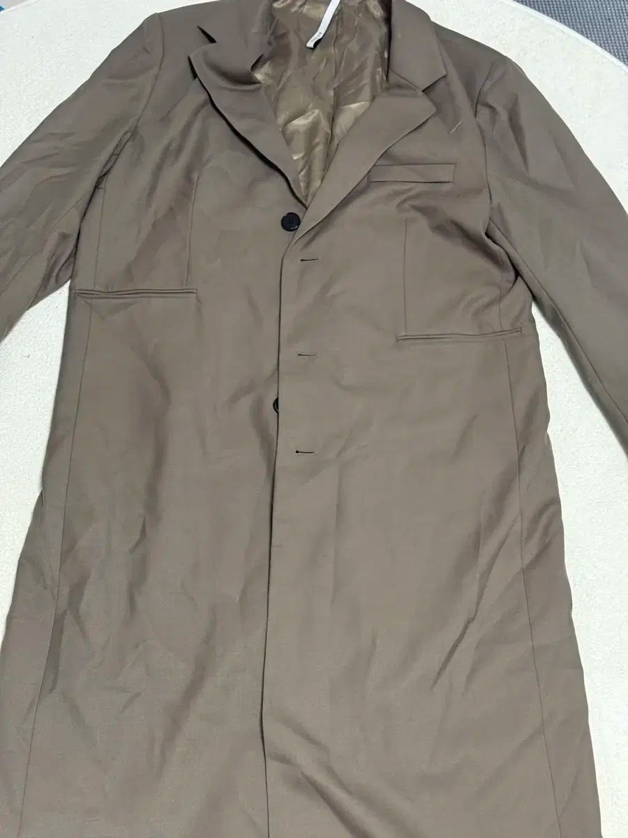 ノイア ブラウン ロング コート 50