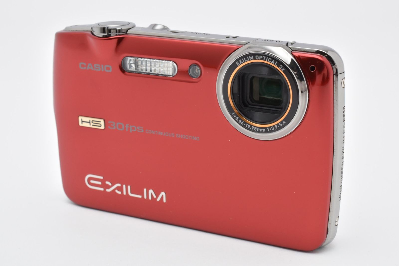 カシオ CASIO EX-FS10S レッド 多数 LL115 5294