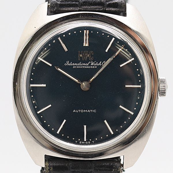 級 稼働 IWC 1911687 AT 自動巻 ネイビー文字盤 メンズ腕時計 0032010 10ERT ABC17140 SMZ