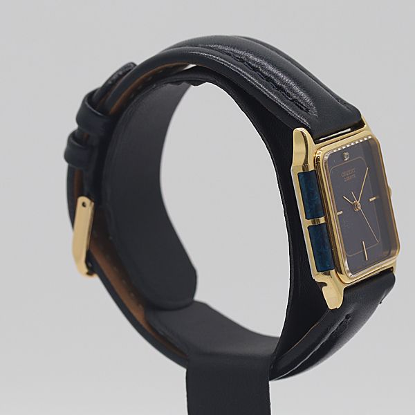 級 稼働 オリエント 535440-40 ネイビー文字盤 QZ レディース腕時計 3456000 10 BJY KTU