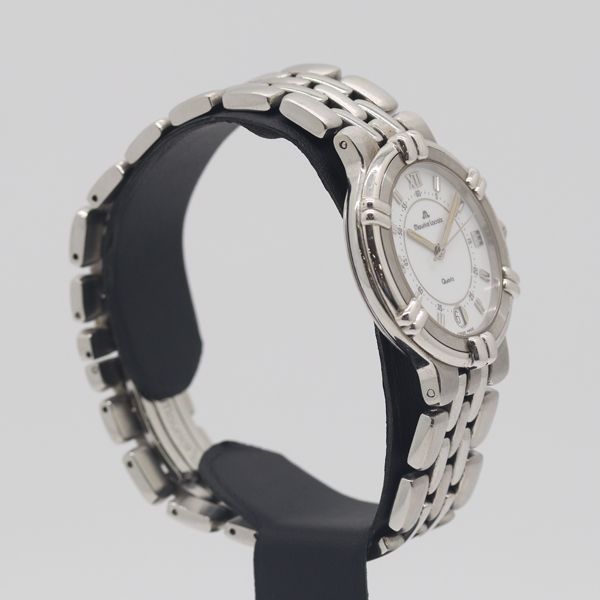 稼働 モーリスラクロア 95342 ホワイト文字盤 QZ メンズ腕時計 3456000 10 BJY KTU